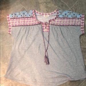 Boho T-shirt NWOT